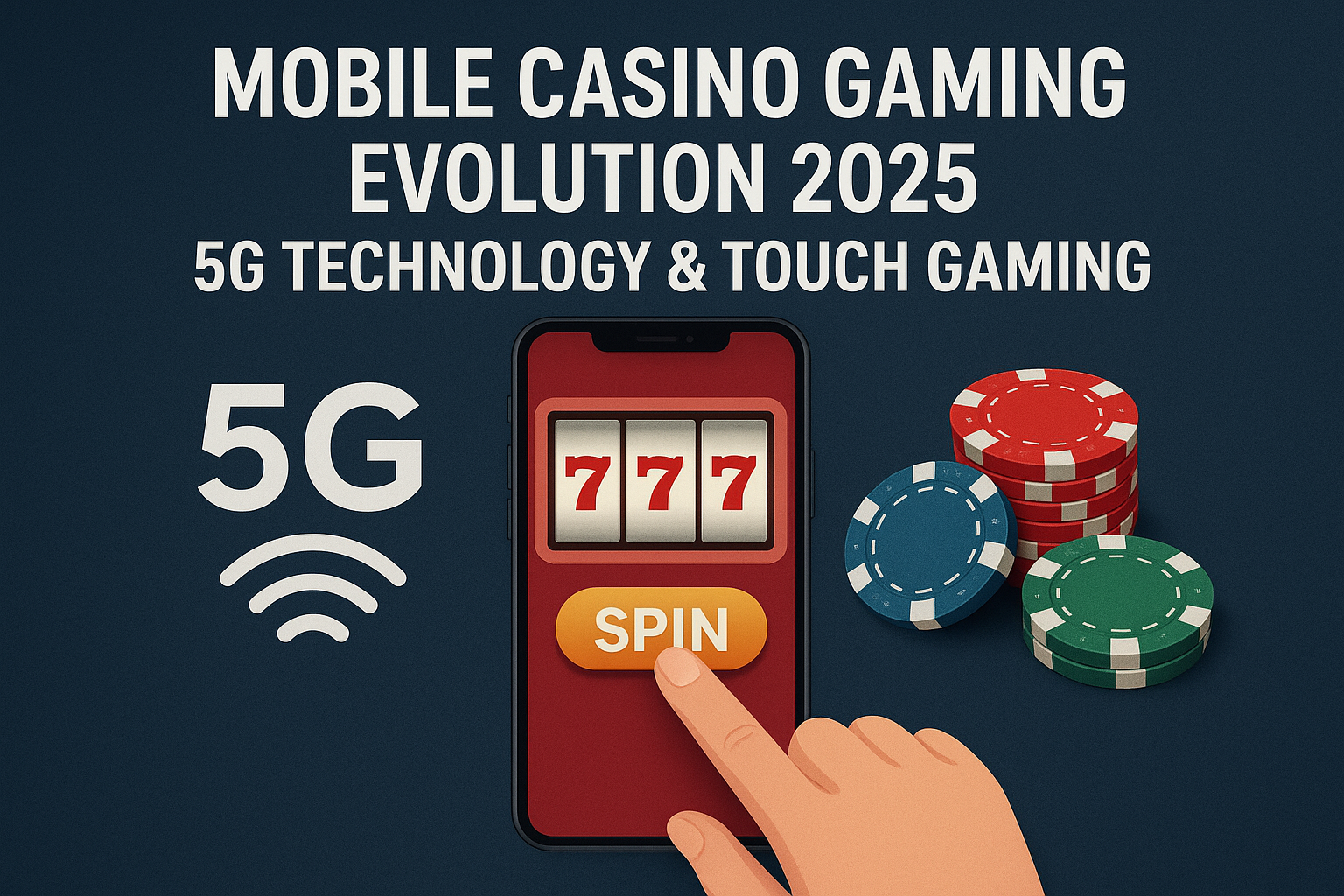 Mobile casino gaming 2025 evolution showcasing 5G technology and advanced mobile gambling experiences